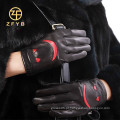 2014 luvas de couro do lambskin da forma das senhoras novas do estilo para o inverno